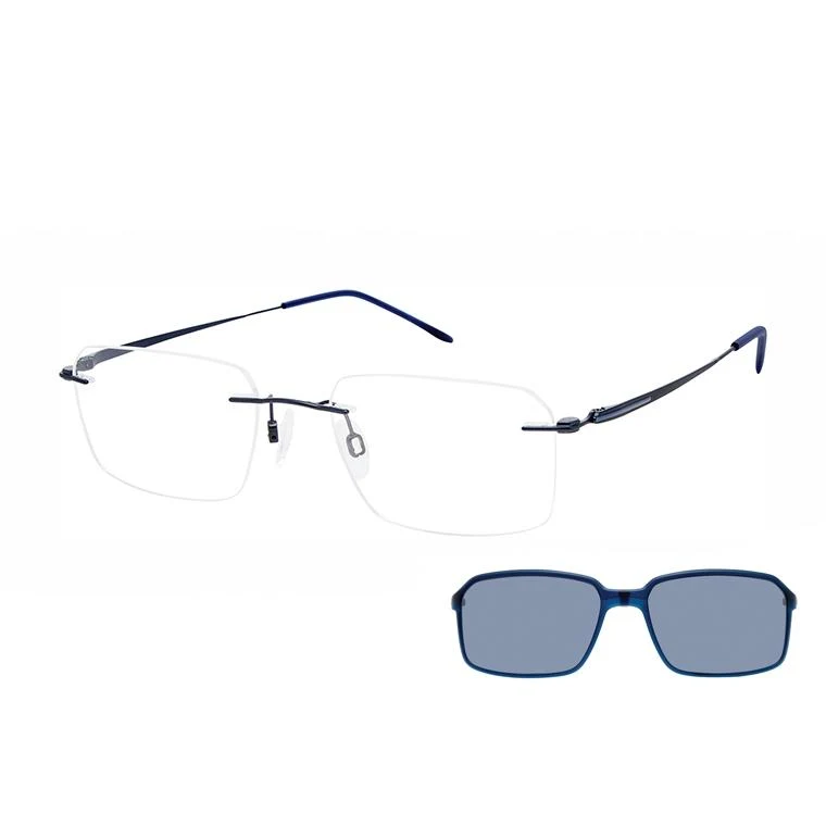Charmant Pressure Mount TI16732 Eyeglasses - Image 3
