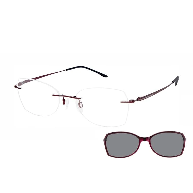Charmant Pressure Mount TI16733 Eyeglasses - Image 2