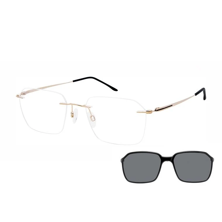 Charmant Pressure Mount TI16734 Eyeglasses - Image 2
