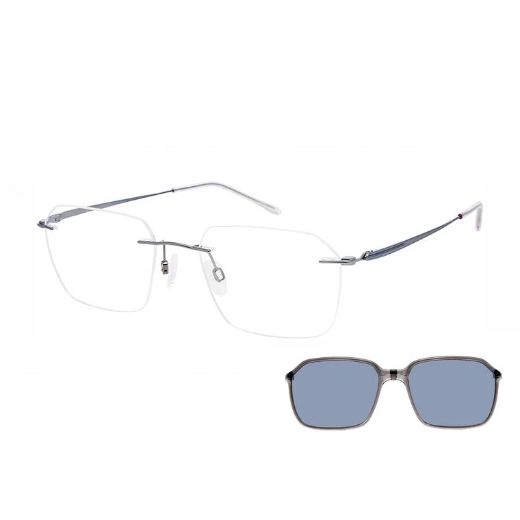 Charmant Pressure Mount TI16734 Eyeglasses - Image 3