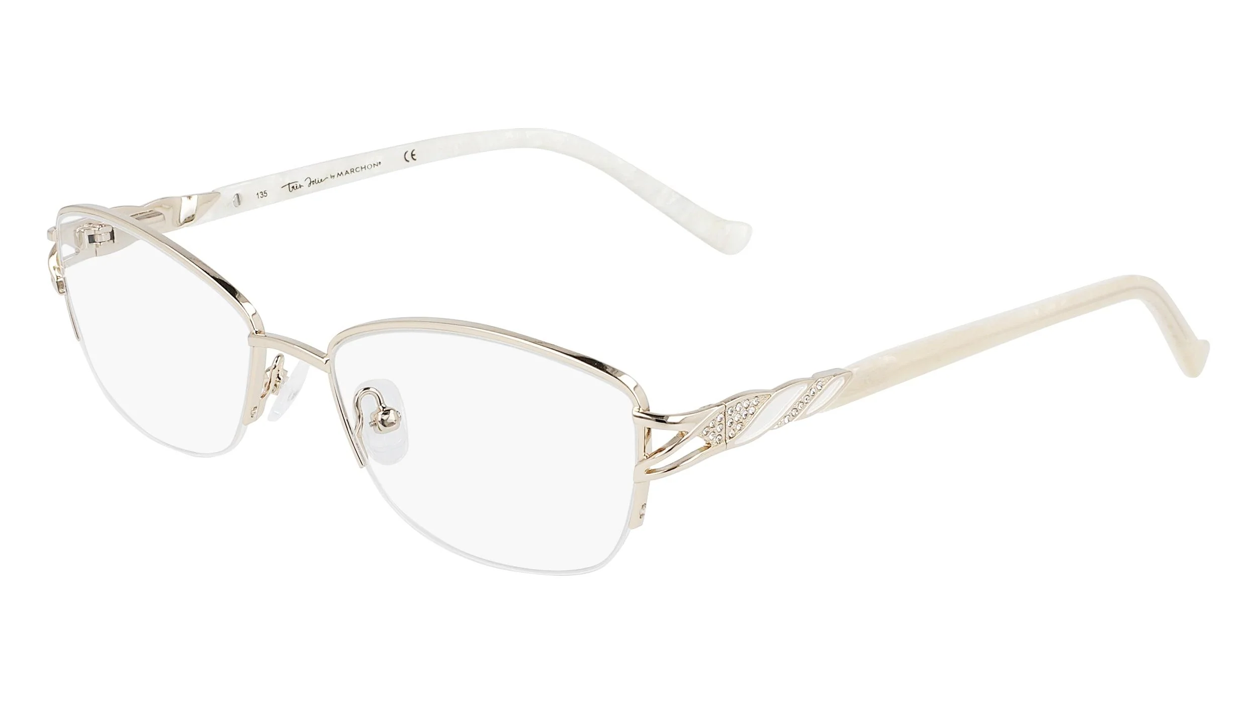 Marchon NYC TRES JOLIE 194 N Eyeglasses - Image 2