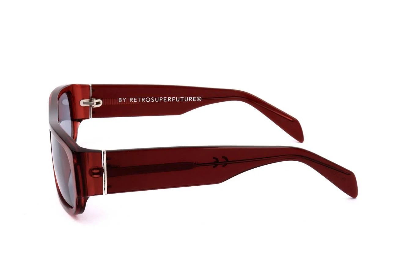 Retrosuperfuture SMILEBURGUNDY Sunglasses - Image 4