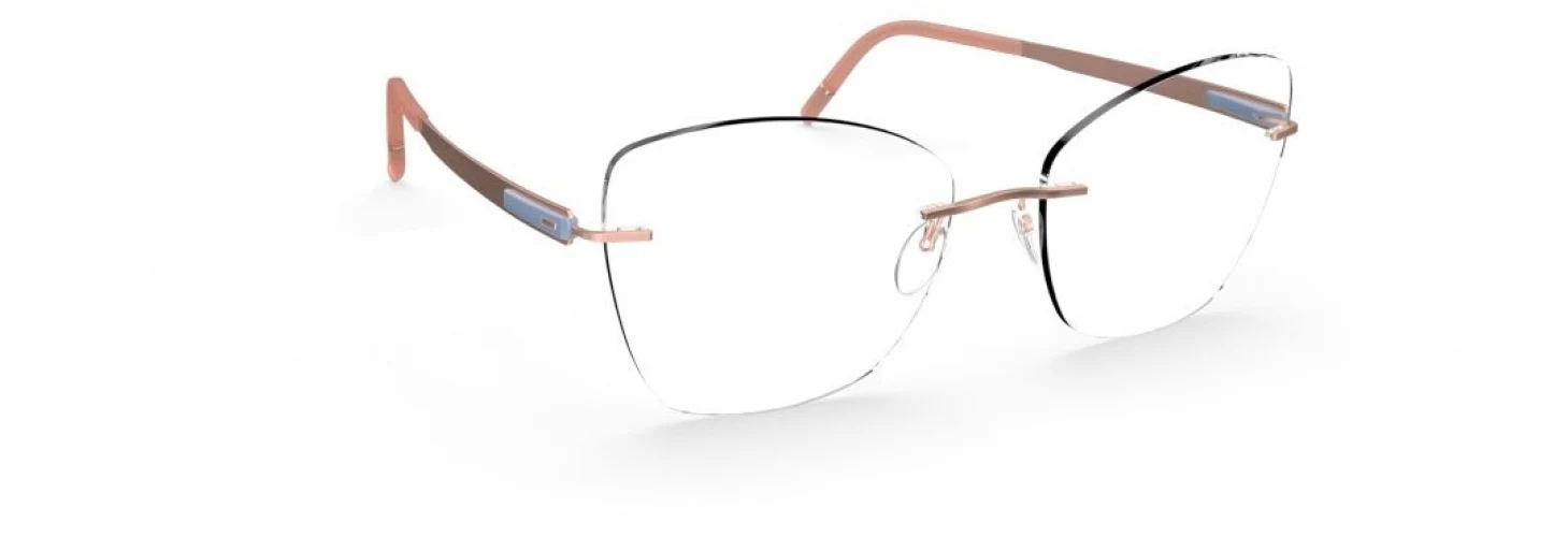 Silhouette Blend Chassis Rimless 5555 Eyeglasses - Image 3