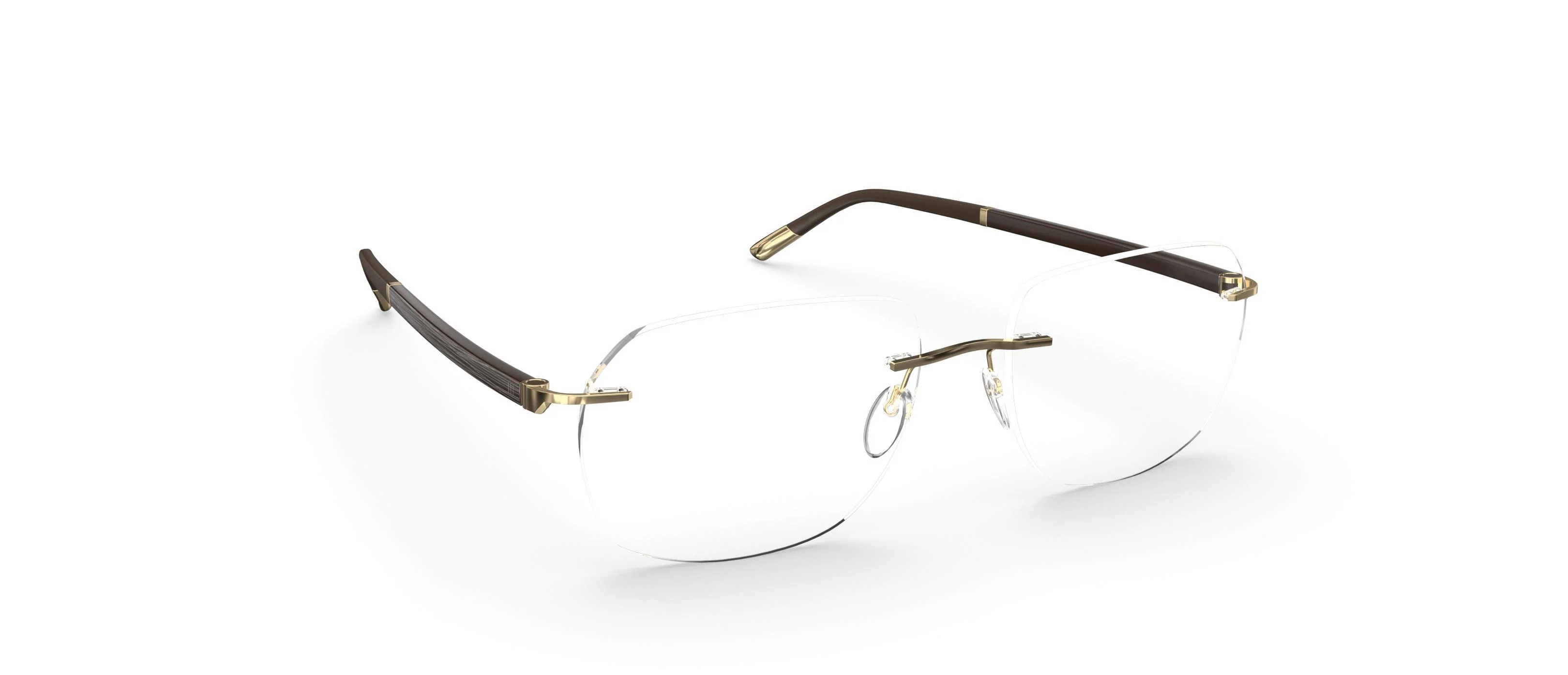 Silhouette Hinge C-2 Demo Rimless L014 Eyeglasses - Image 2