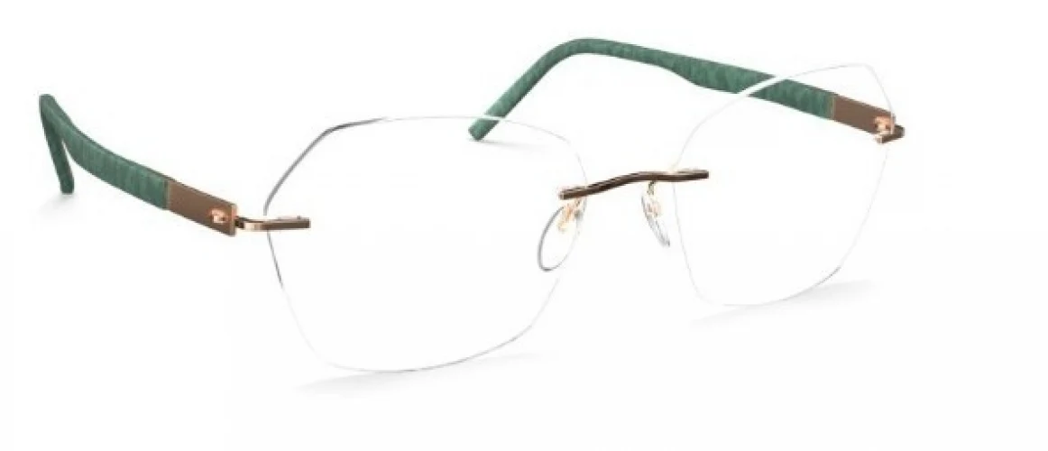 Silhouette Identity Demo Rimless 5535 Eyeglasses - Image 2