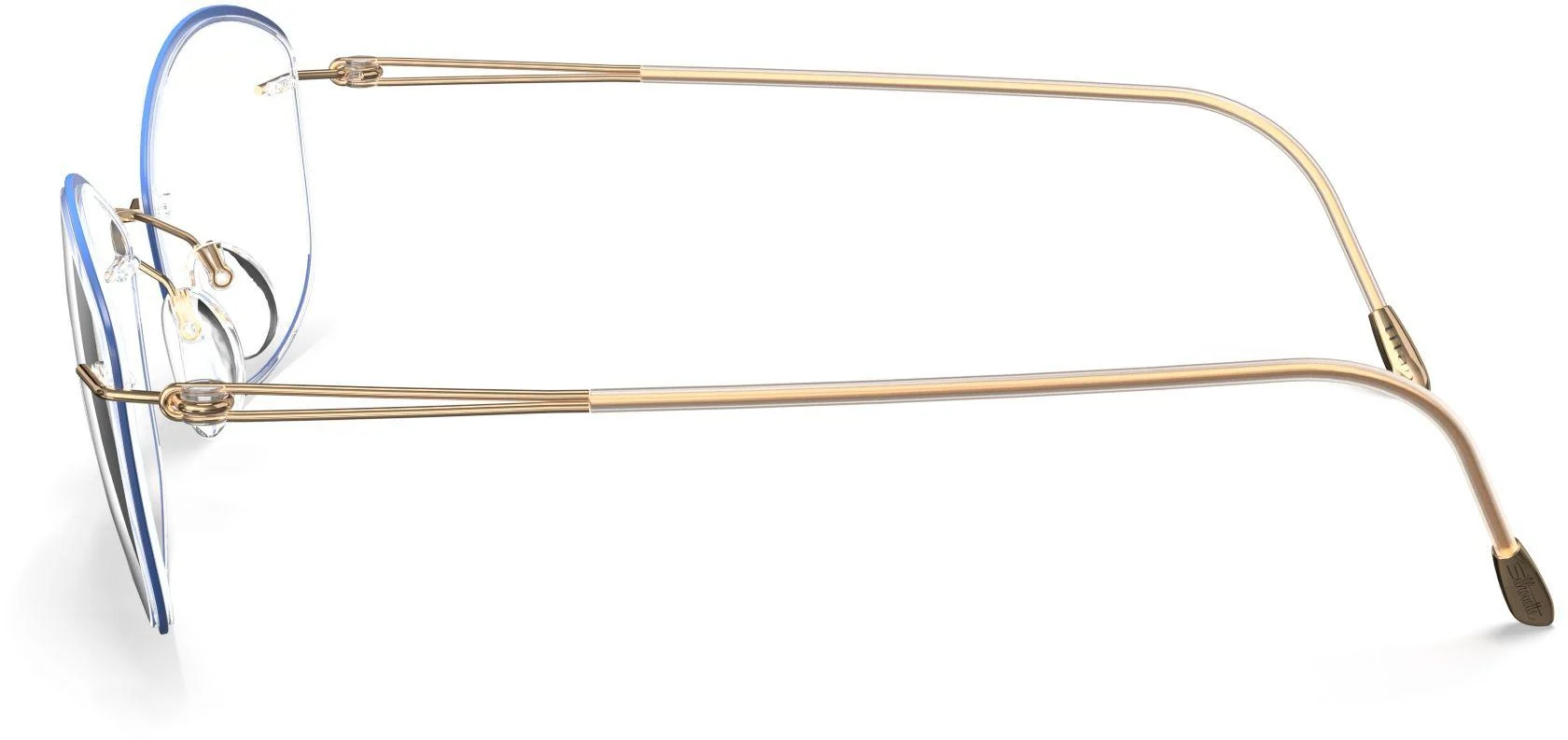 Silhouette Lite Spirit Chassis Rimless 5566 Eyeglasses - Image 11
