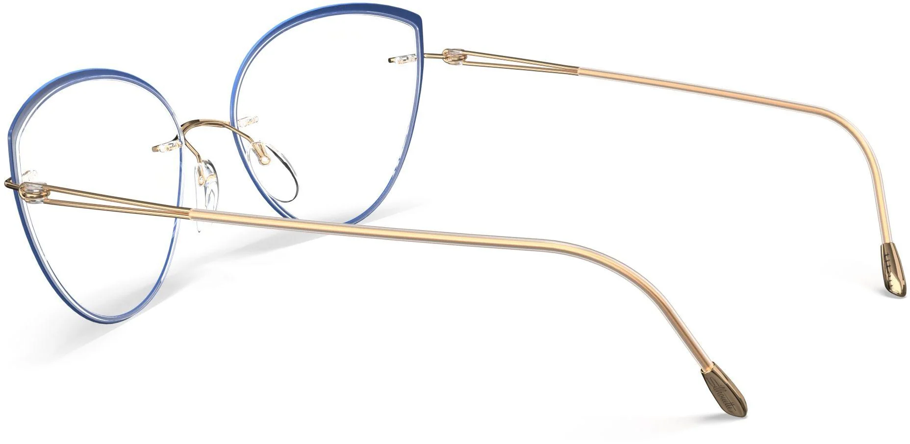Silhouette Lite Spirit Chassis Rimless 5566 Eyeglasses - Image 12