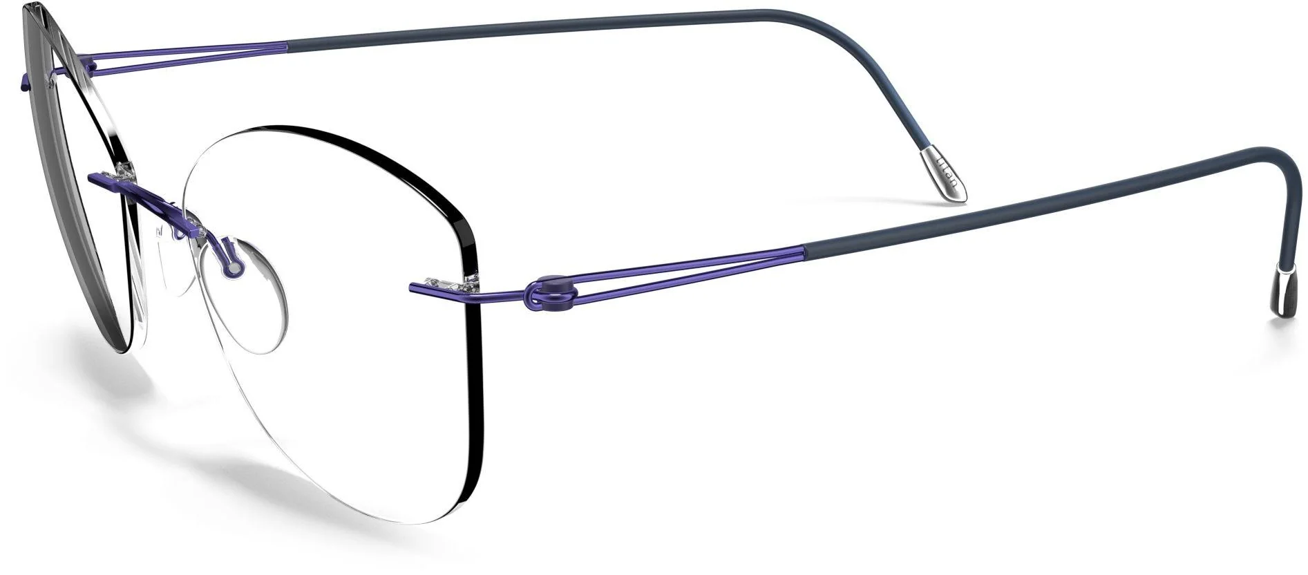 Silhouette Lite Spirit Chassis Rimless 5569 Eyeglasses - Image 60