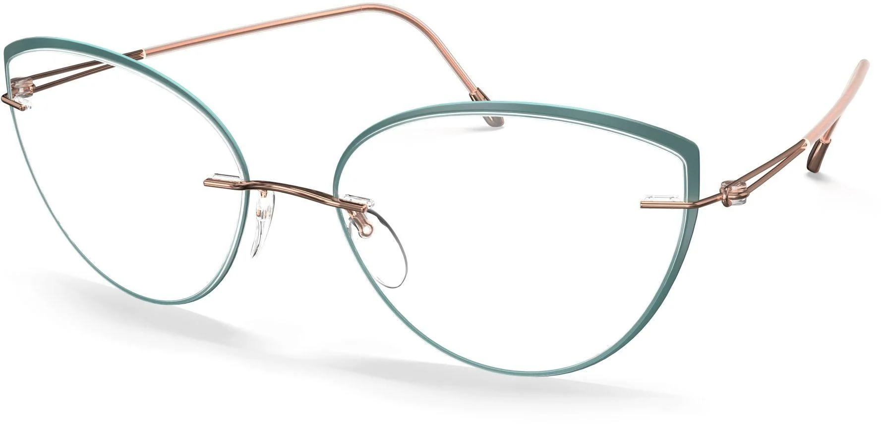 Silhouette Lite Spirit Demo Rimless 5566 Eyeglasses - Image 25