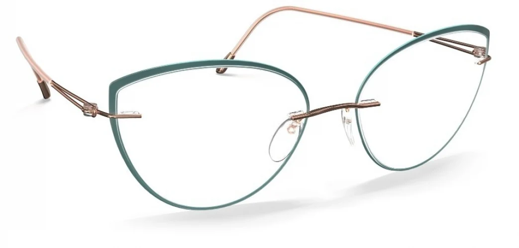Silhouette Lite Spirit Demo Rimless 5566 Eyeglasses - Image 3
