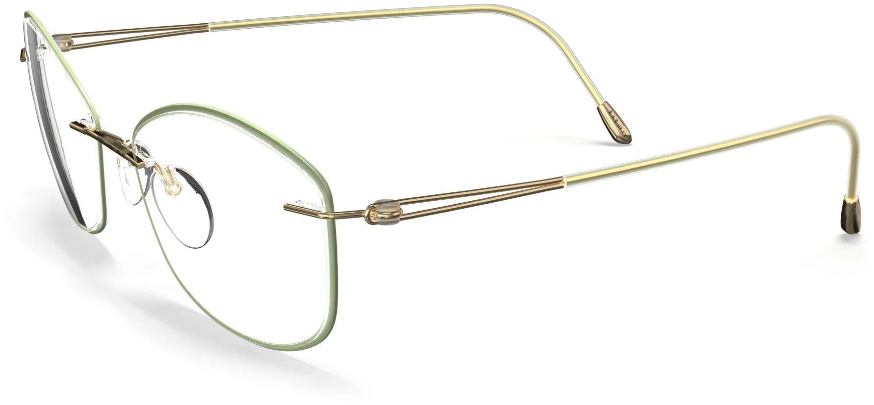 Silhouette Lite Spirit Demo Rimless 5566 Eyeglasses - Image 50