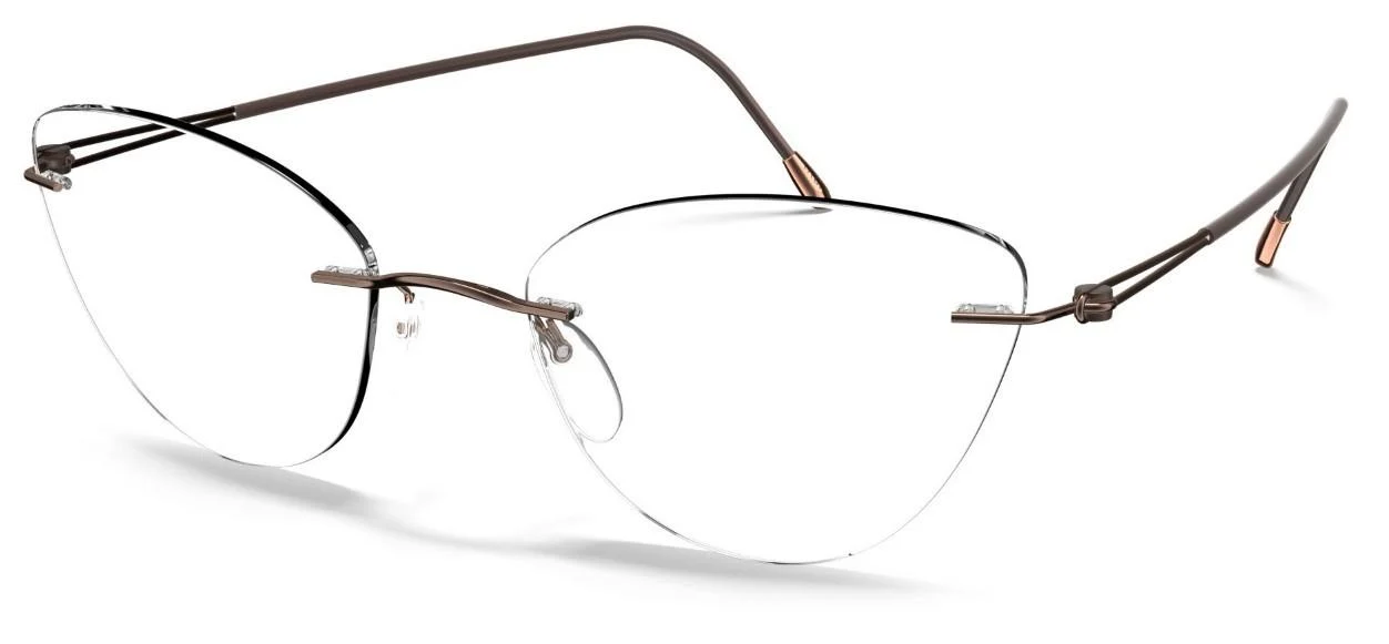Silhouette Lite Spirit Demo Rimless 5569 Eyeglasses - Image 3