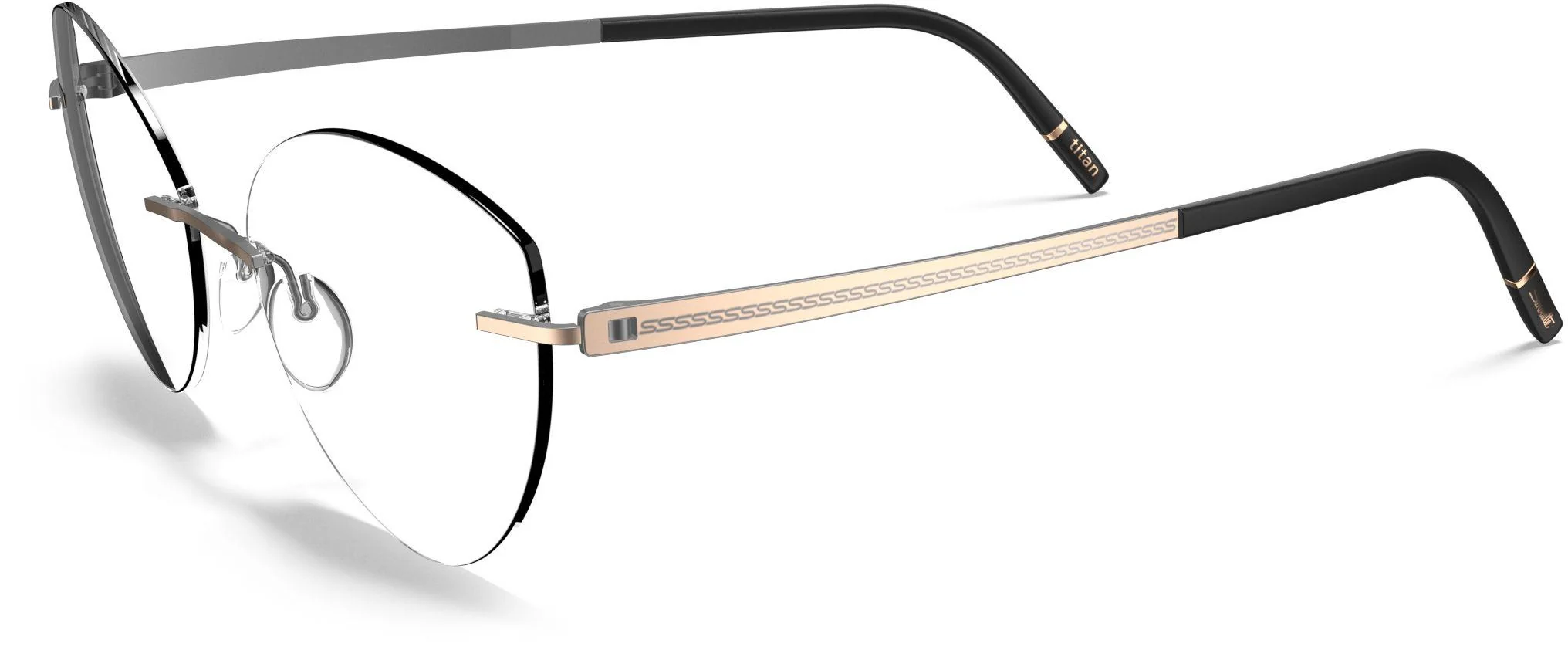 Silhouette Momentum Chassis Rimless 5529 Eyeglasses - Image 123