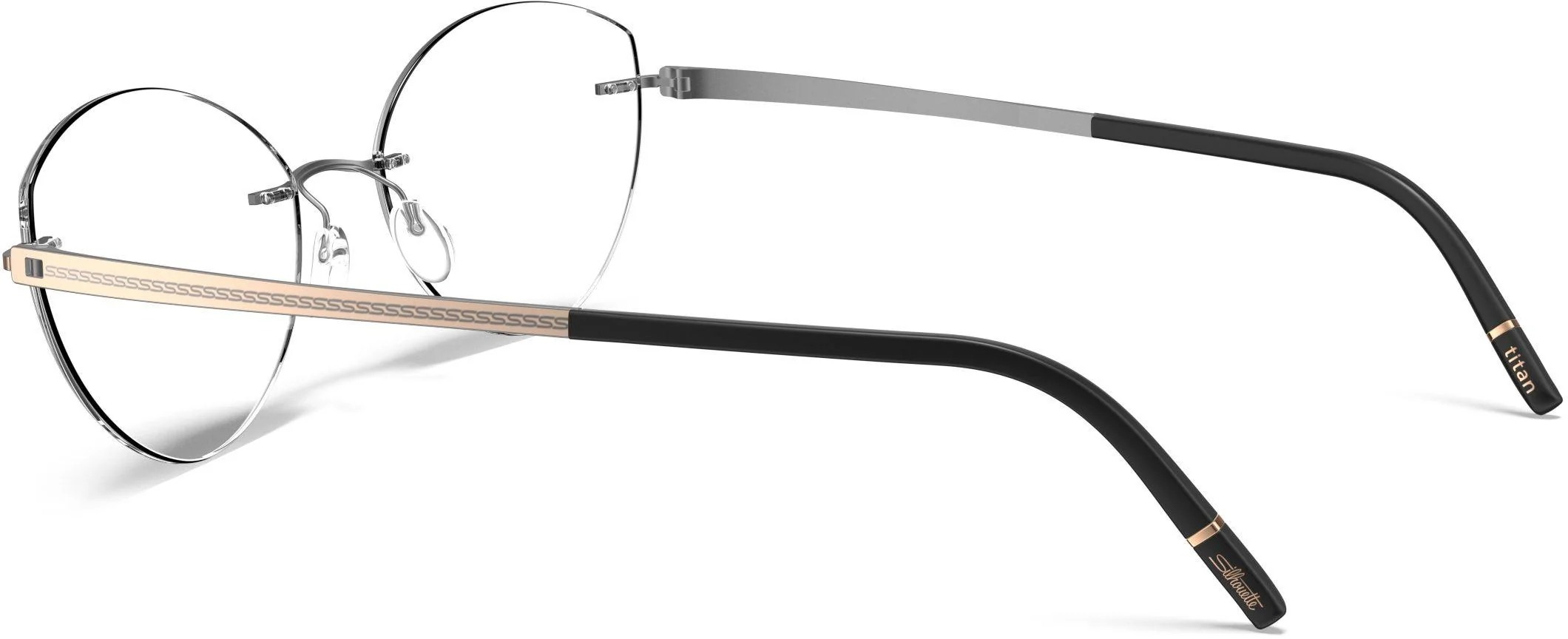 Silhouette Momentum Chassis Rimless 5529 Eyeglasses - Image 125