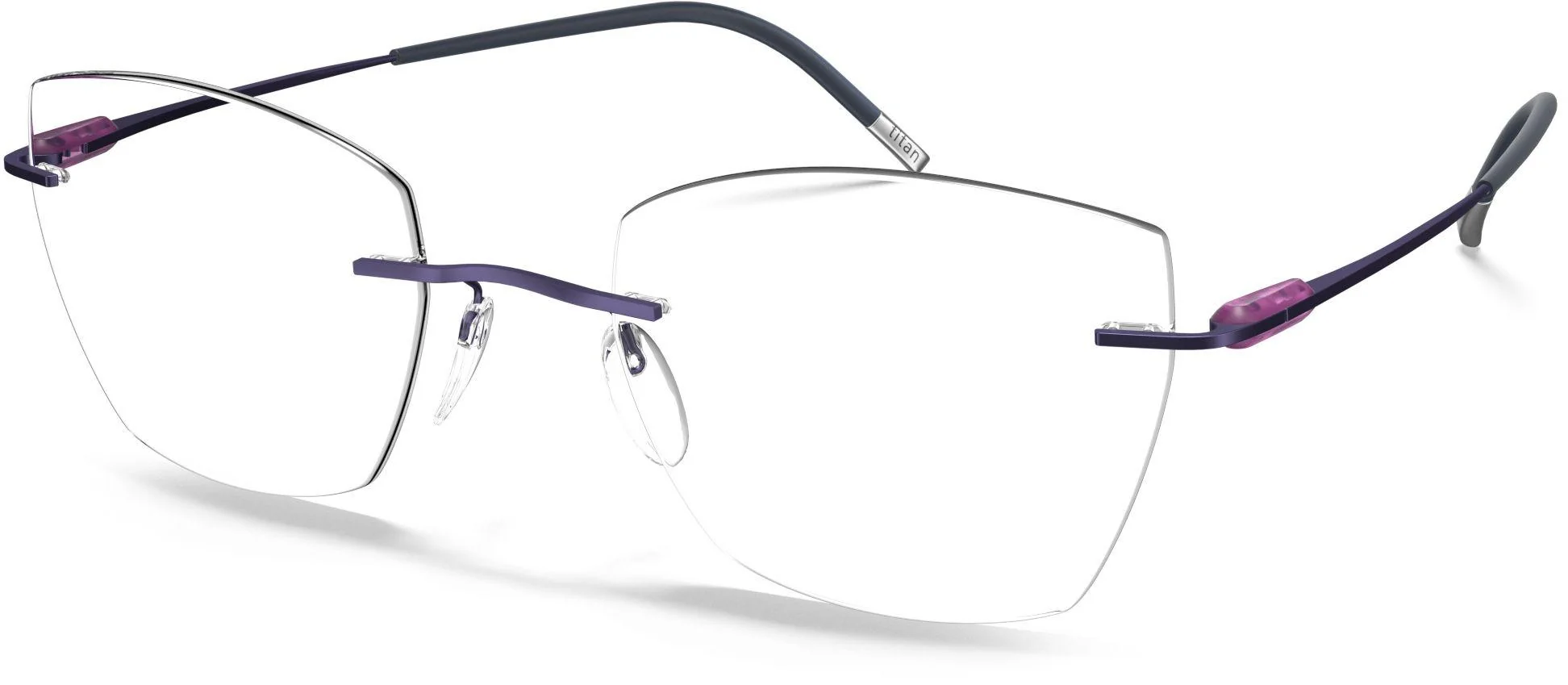 Silhouette Purist Color Groove Demo Rimless 5561 Eyeglasses - Image 100