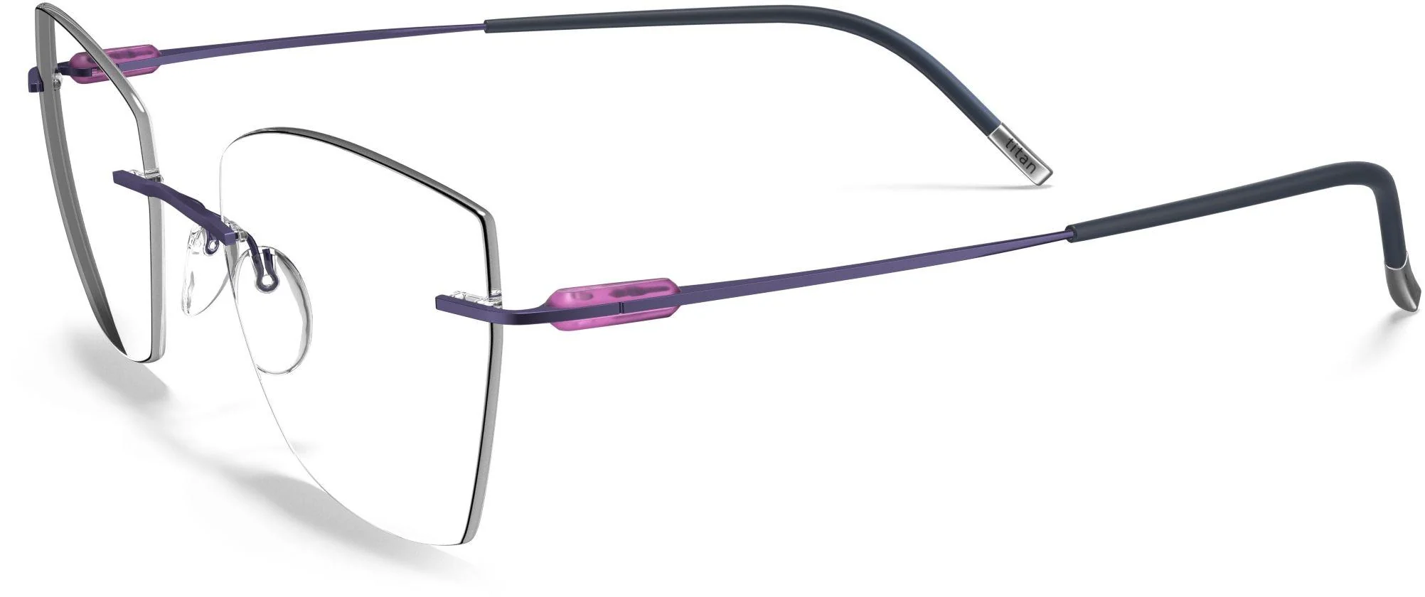 Silhouette Purist Color Groove Demo Rimless 5561 Eyeglasses - Image 101