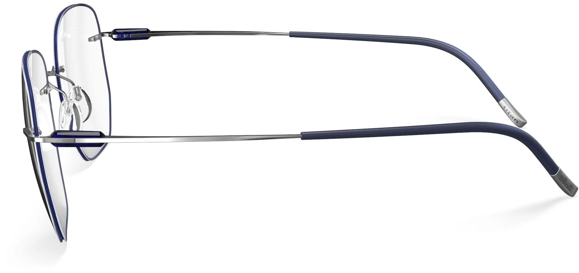 Silhouette Purist Color Groove Demo Rimless 5561 Eyeglasses - Image 110