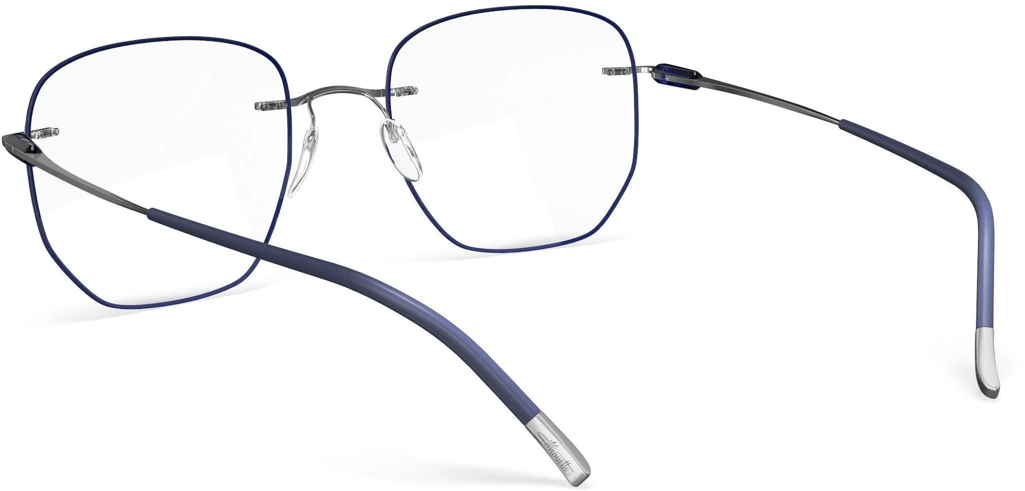 Silhouette Purist Color Groove Demo Rimless 5561 Eyeglasses - Image 112