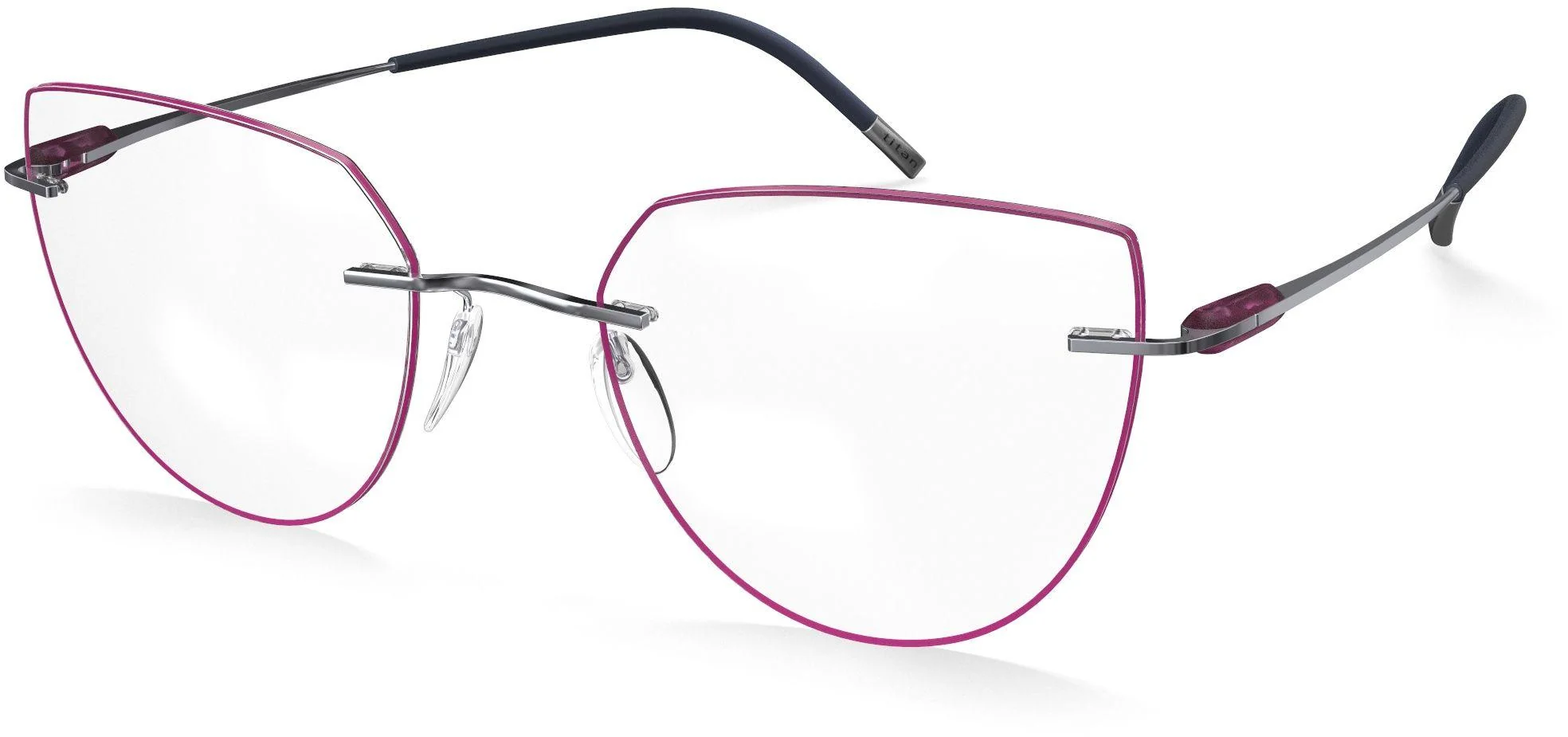 Silhouette Purist Color Groove Demo Rimless 5561 Eyeglasses - Image 116