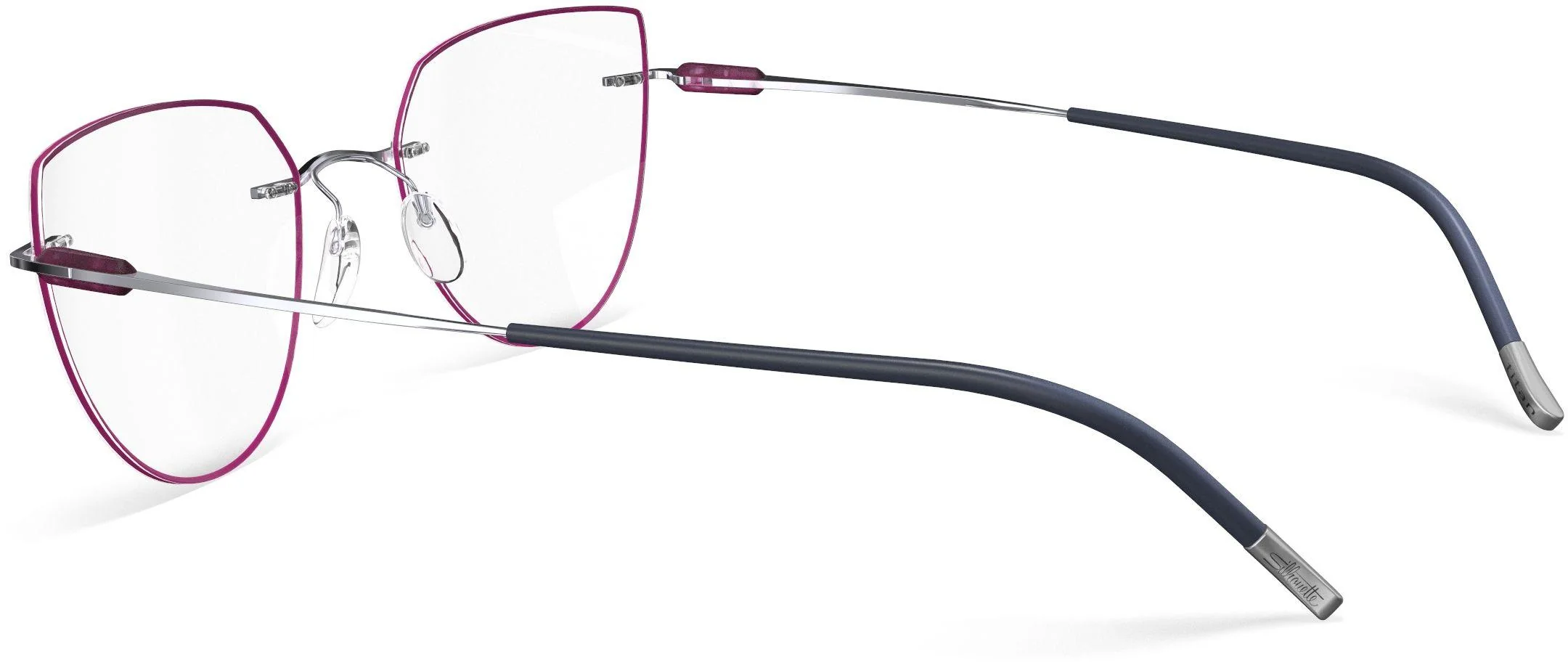 Silhouette Purist Color Groove Demo Rimless 5561 Eyeglasses - Image 119