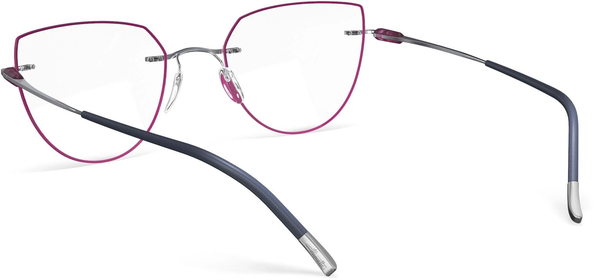 Silhouette Purist Color Groove Demo Rimless 5561 Eyeglasses - Image 120