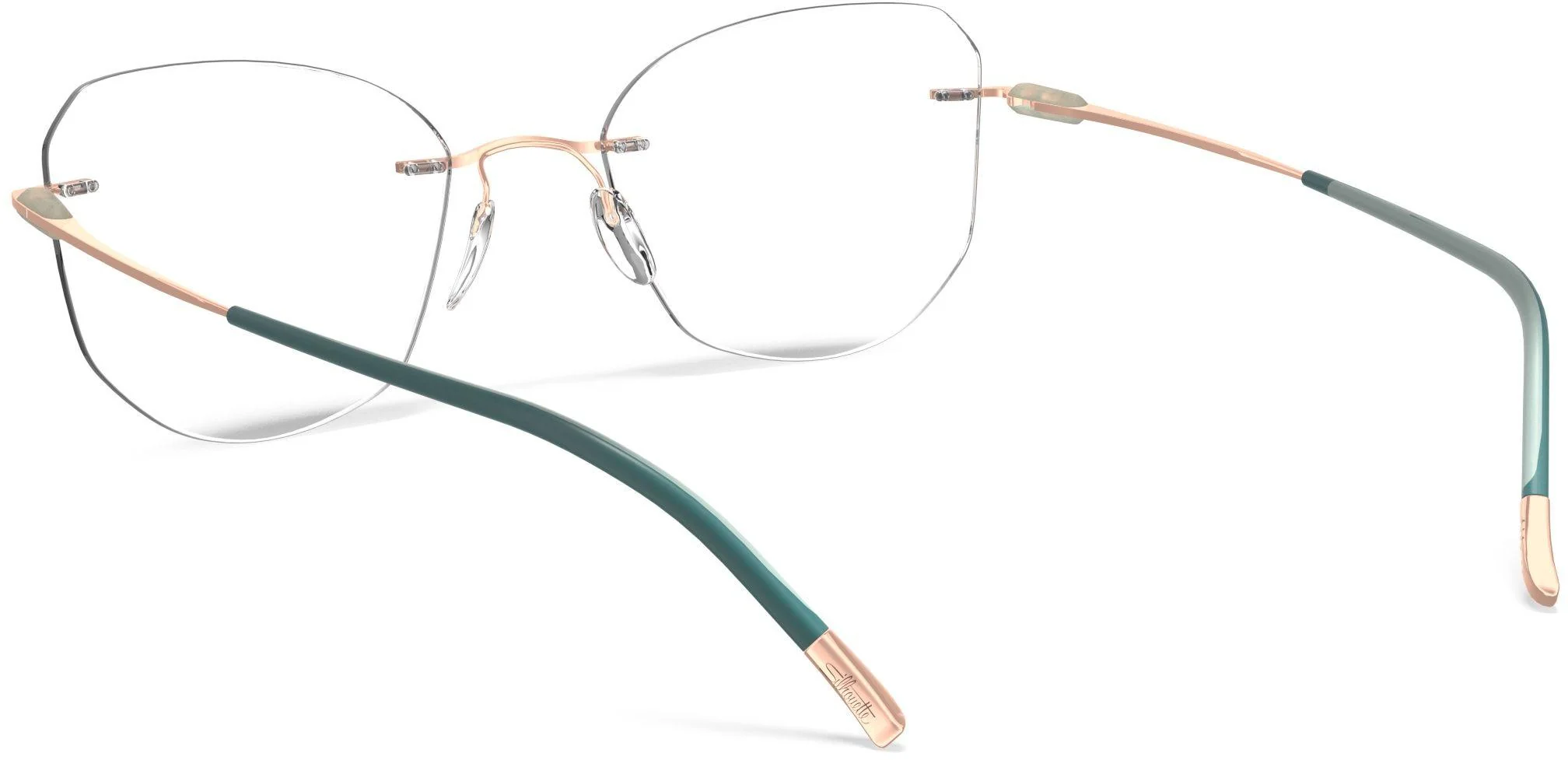Silhouette Purist Color Groove Demo Rimless 5561 Eyeglasses - Image 136