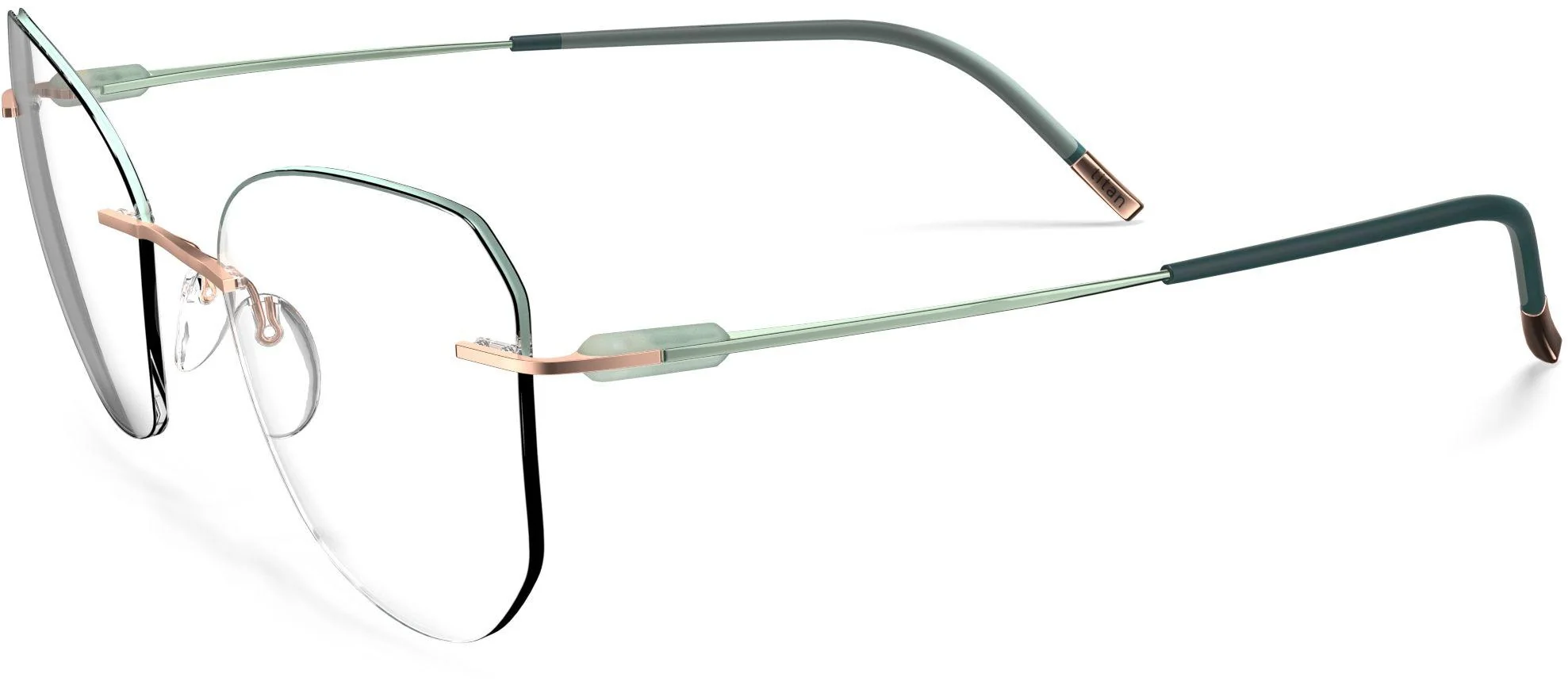 Silhouette Purist Color Groove Demo Rimless 5561 Eyeglasses - Image 141