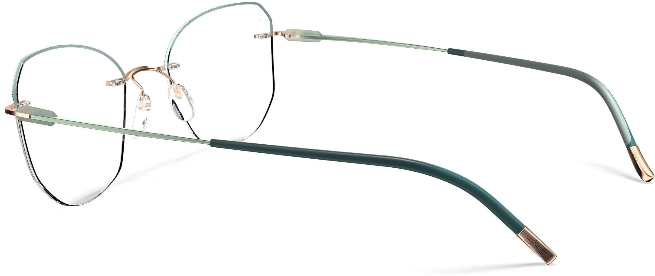 Silhouette Purist Color Groove Demo Rimless 5561 Eyeglasses - Image 143
