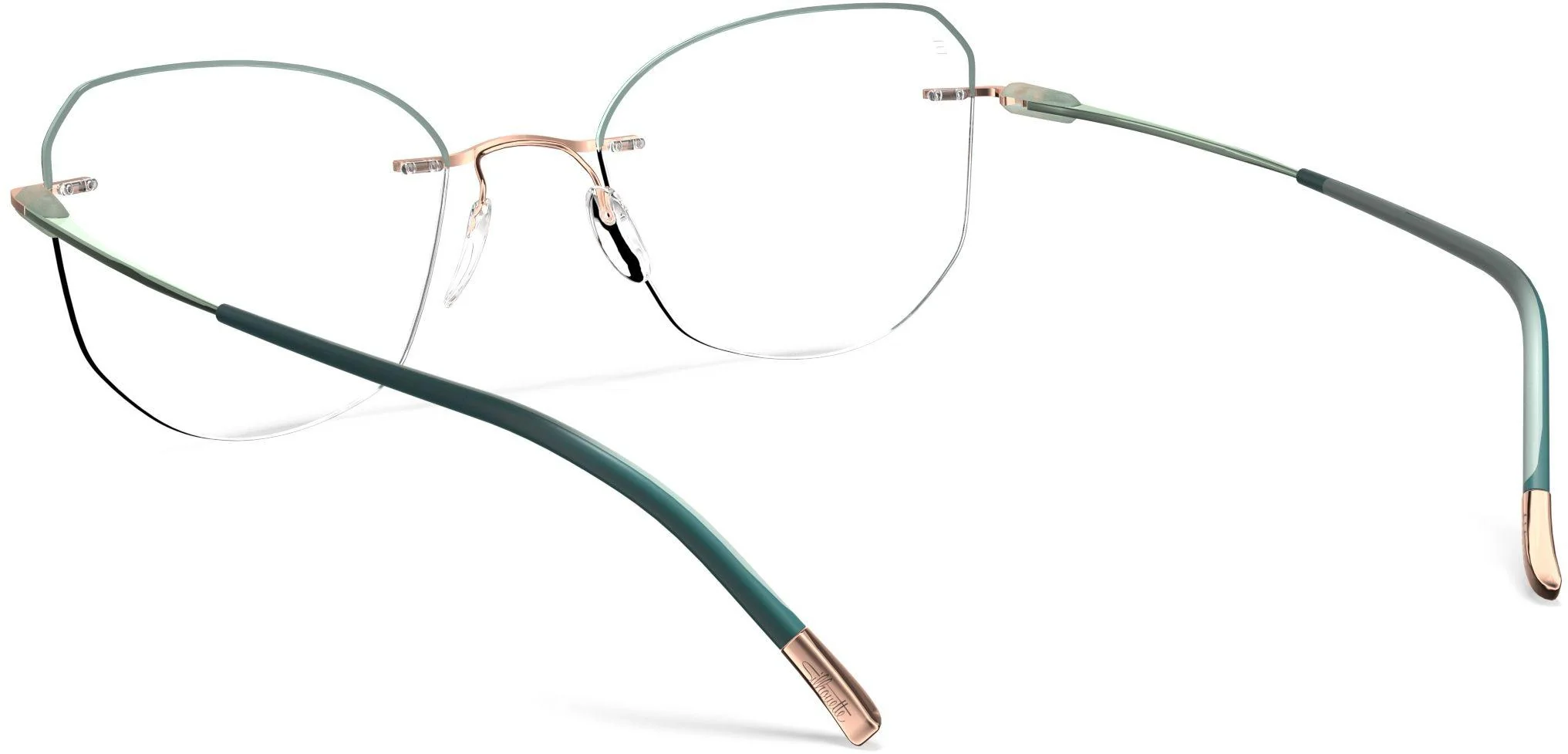 Silhouette Purist Color Groove Demo Rimless 5561 Eyeglasses - Image 144