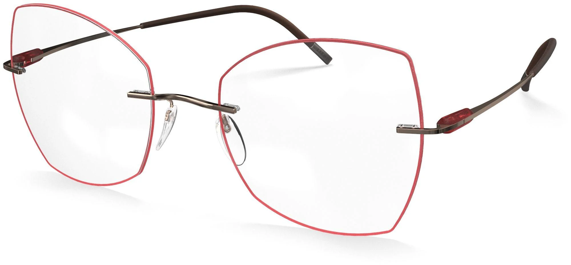 Silhouette Purist Color Groove Demo Rimless 5561 Eyeglasses - Image 148
