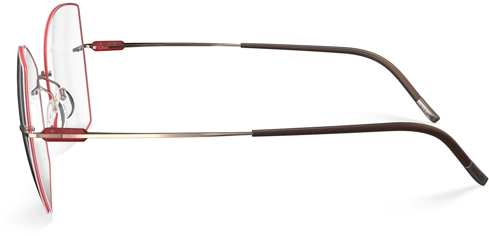 Silhouette Purist Color Groove Demo Rimless 5561 Eyeglasses - Image 150