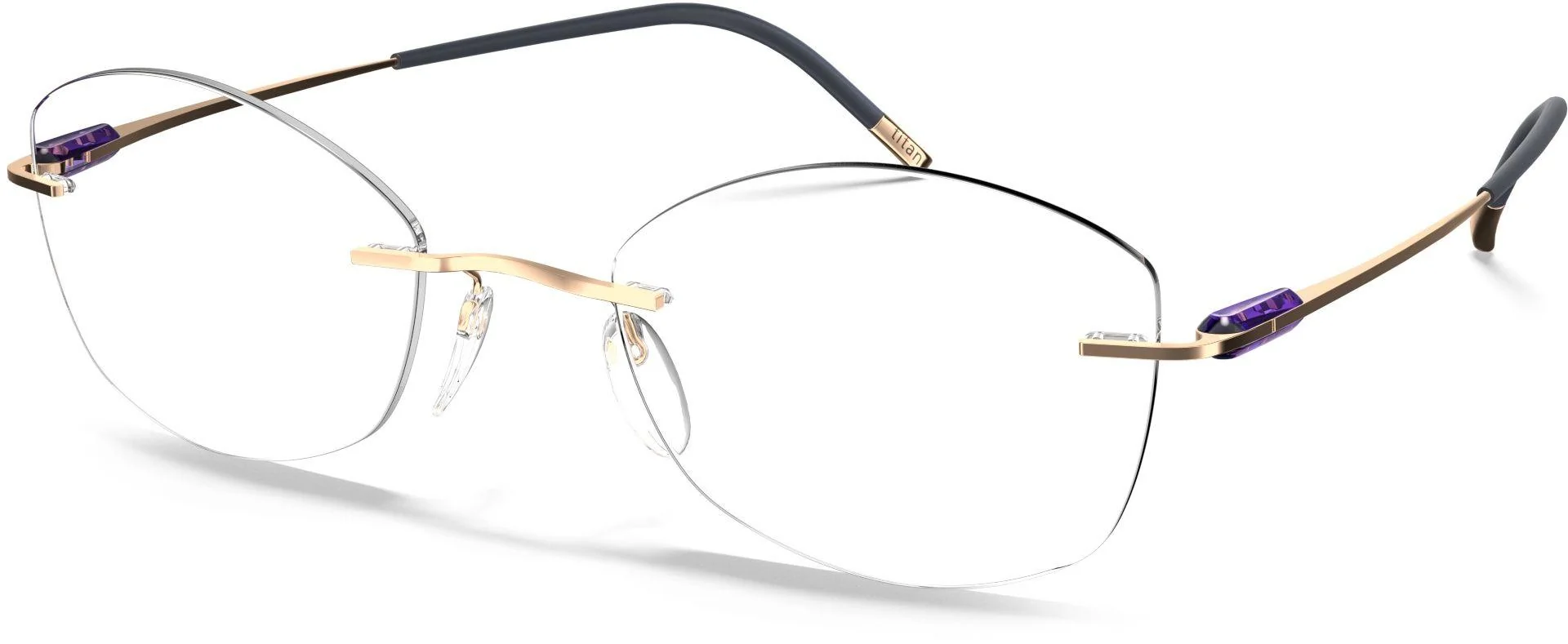 Silhouette Purist Color Groove Demo Rimless 5561 Eyeglasses - Image 52