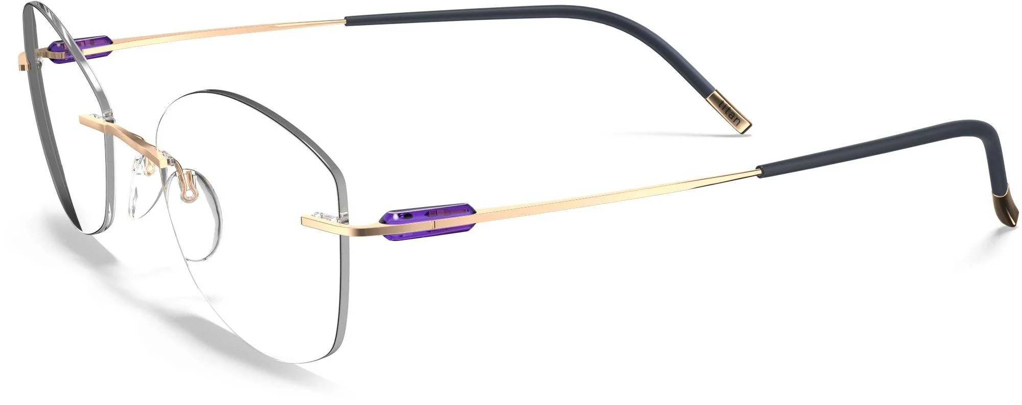 Silhouette Purist Color Groove Demo Rimless 5561 Eyeglasses - Image 53