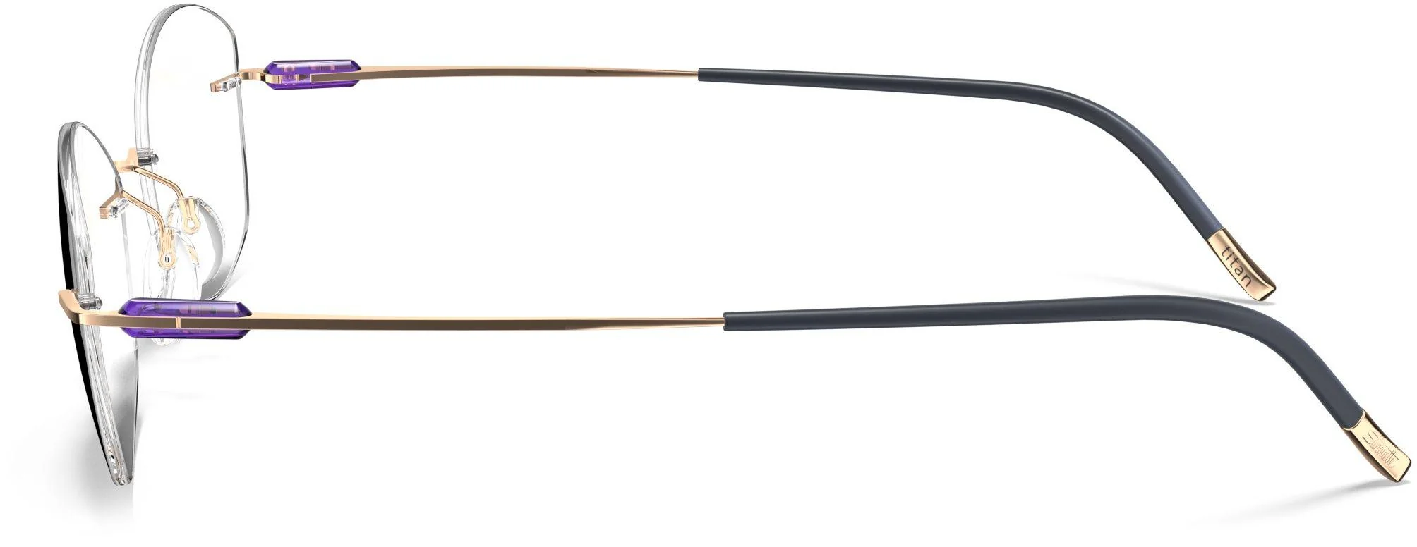 Silhouette Purist Color Groove Demo Rimless 5561 Eyeglasses - Image 54