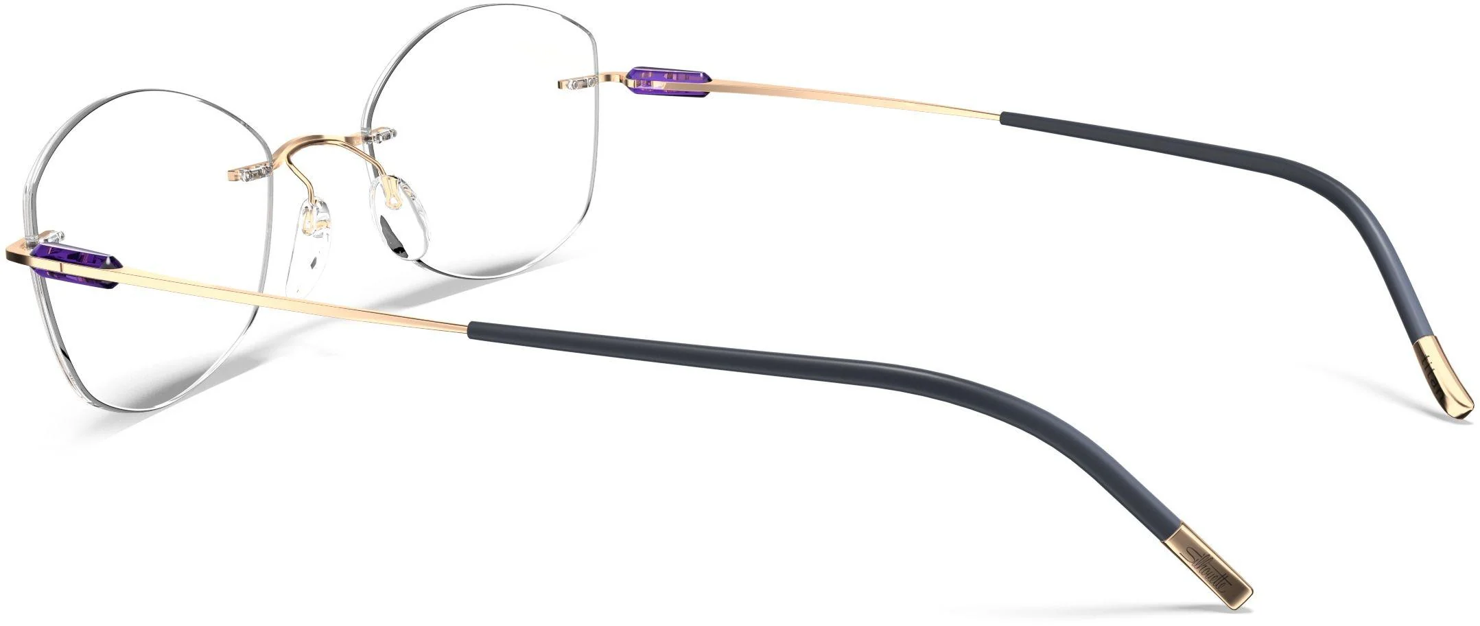 Silhouette Purist Color Groove Demo Rimless 5561 Eyeglasses - Image 55