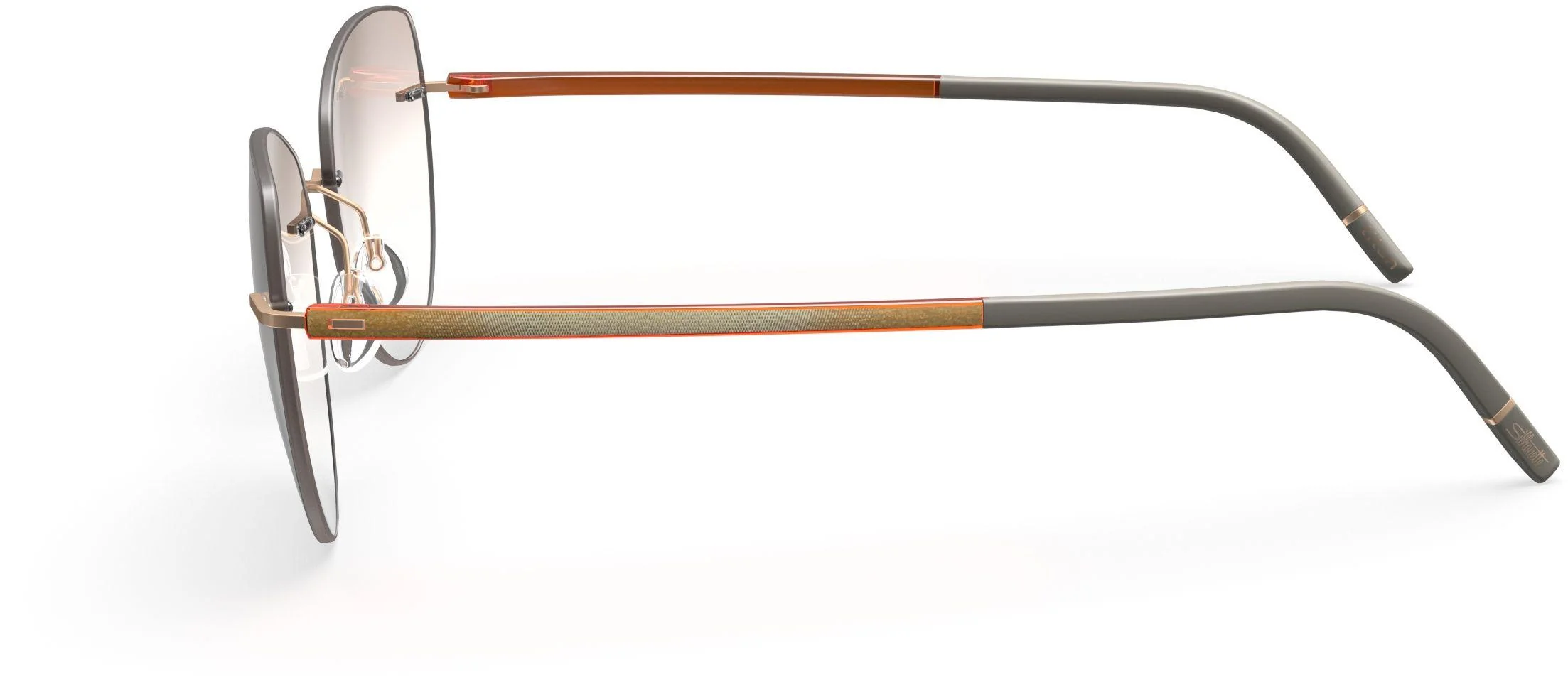 Silhouette The Wave Color Groove Demo Rimless 5567 Eyeglasses - Image 106