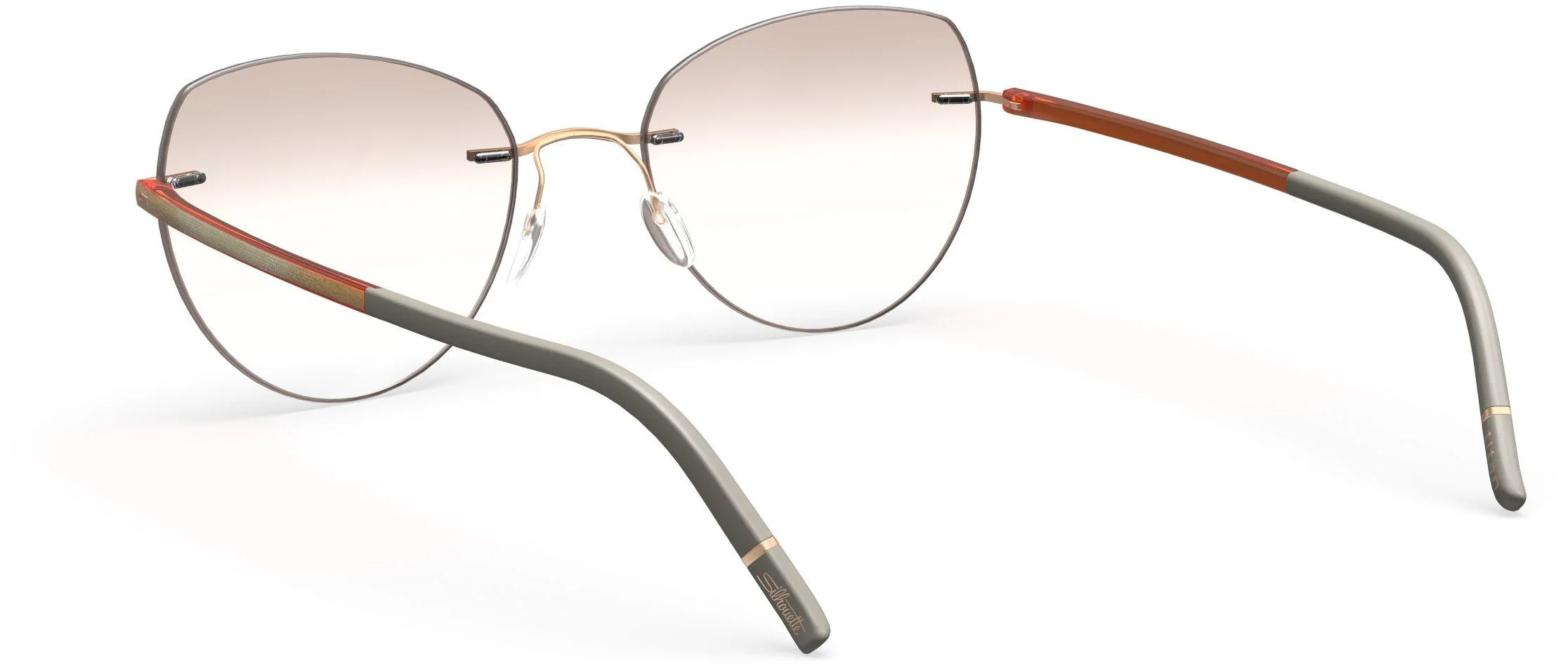 Silhouette The Wave Color Groove Demo Rimless 5567 Eyeglasses - Image 108