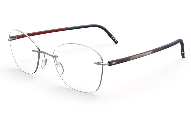Silhouette The Wave Color Groove Demo Rimless 5567 Eyeglasses - Image 11