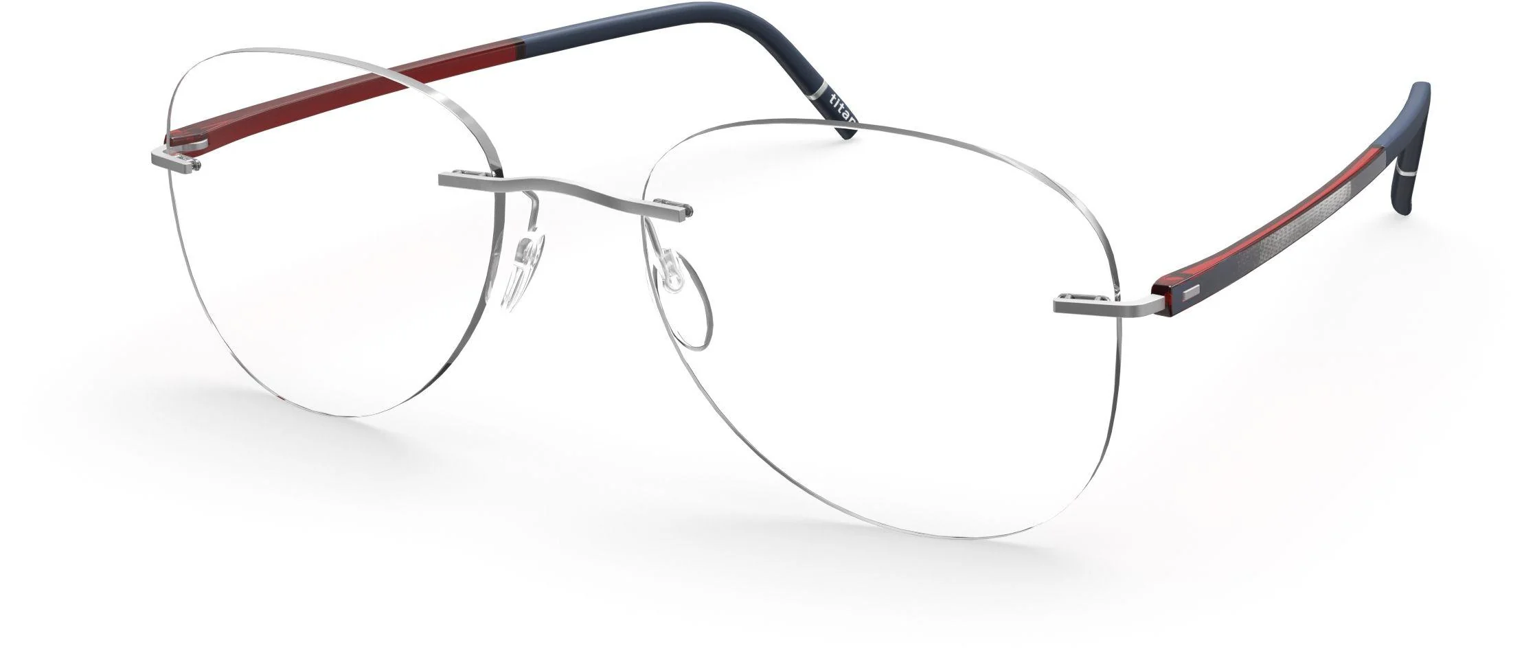 Silhouette The Wave Color Groove Demo Rimless 5567 Eyeglasses - Image 13