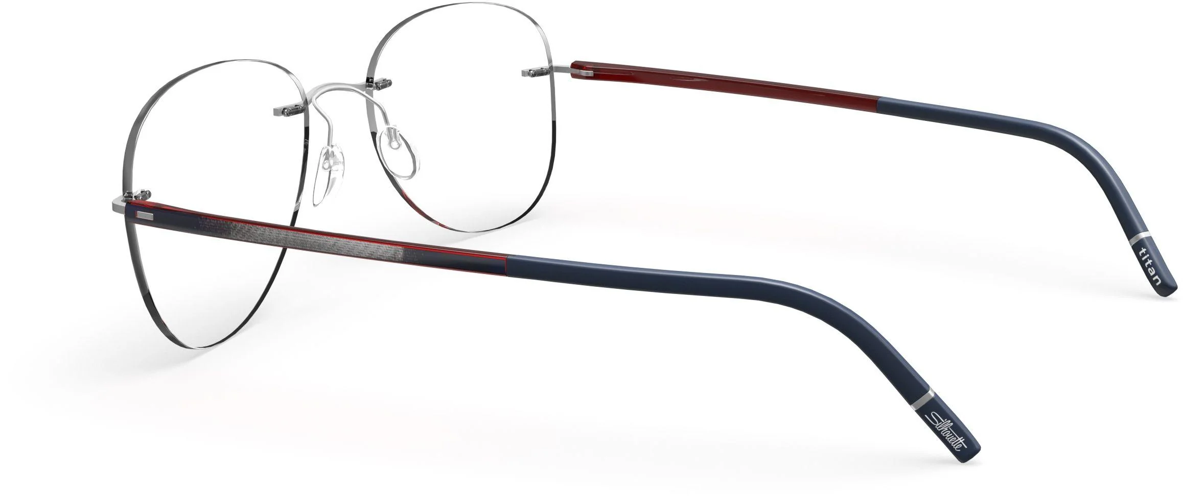 Silhouette The Wave Color Groove Demo Rimless 5567 Eyeglasses - Image 16