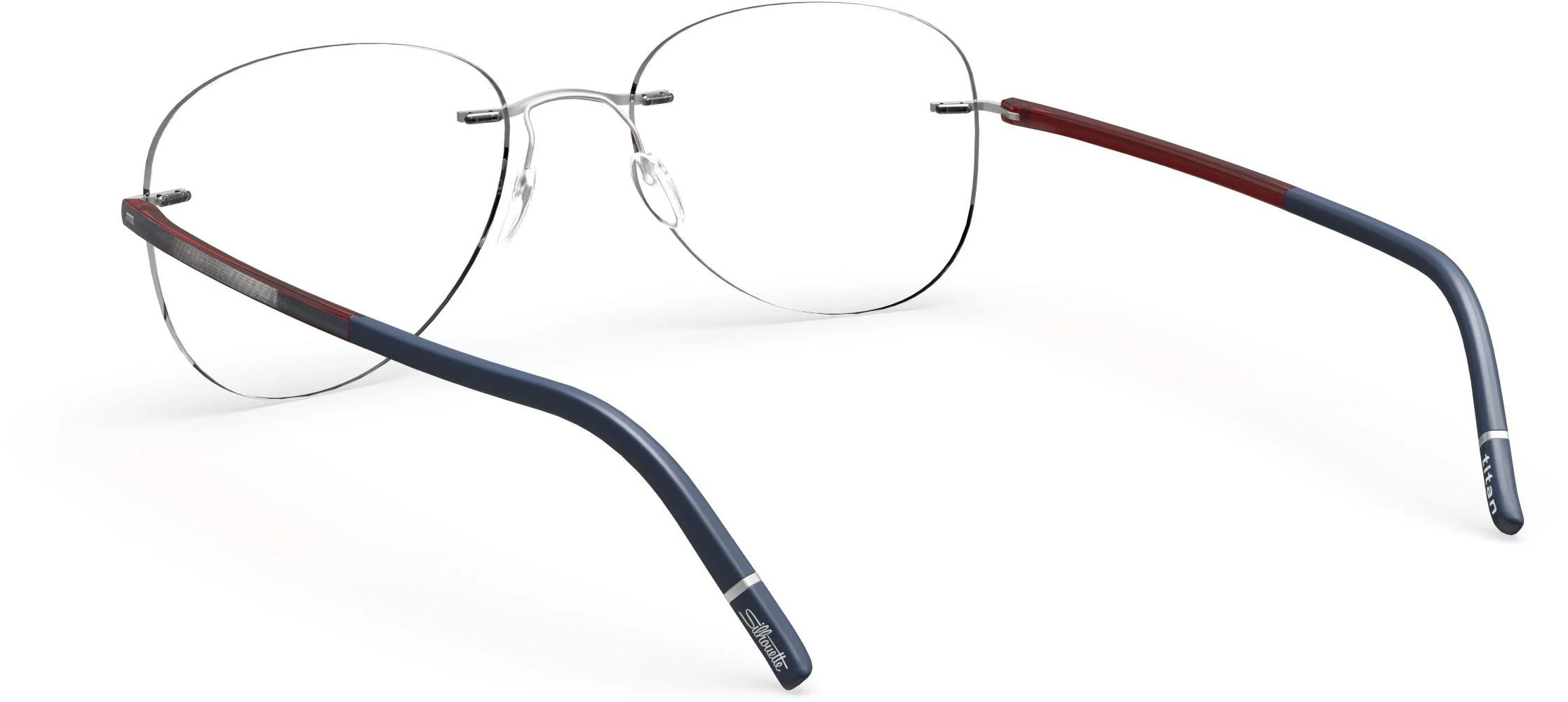 Silhouette The Wave Color Groove Demo Rimless 5567 Eyeglasses - Image 17