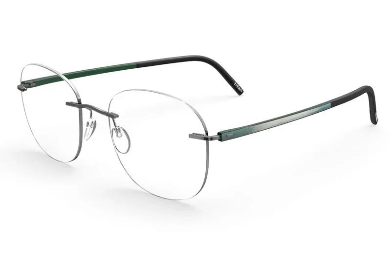 Silhouette The Wave Color Groove Demo Rimless 5567 Eyeglasses - Image 19