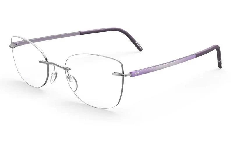 Silhouette The Wave Color Groove Demo Rimless 5567 Eyeglasses - Image 3