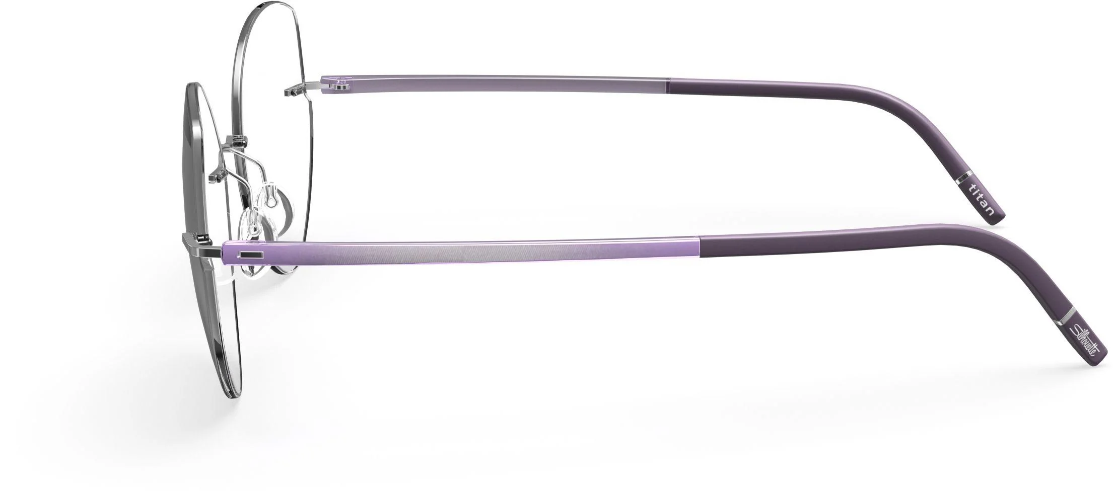 Silhouette The Wave Color Groove Demo Rimless 5567 Eyeglasses - Image 31