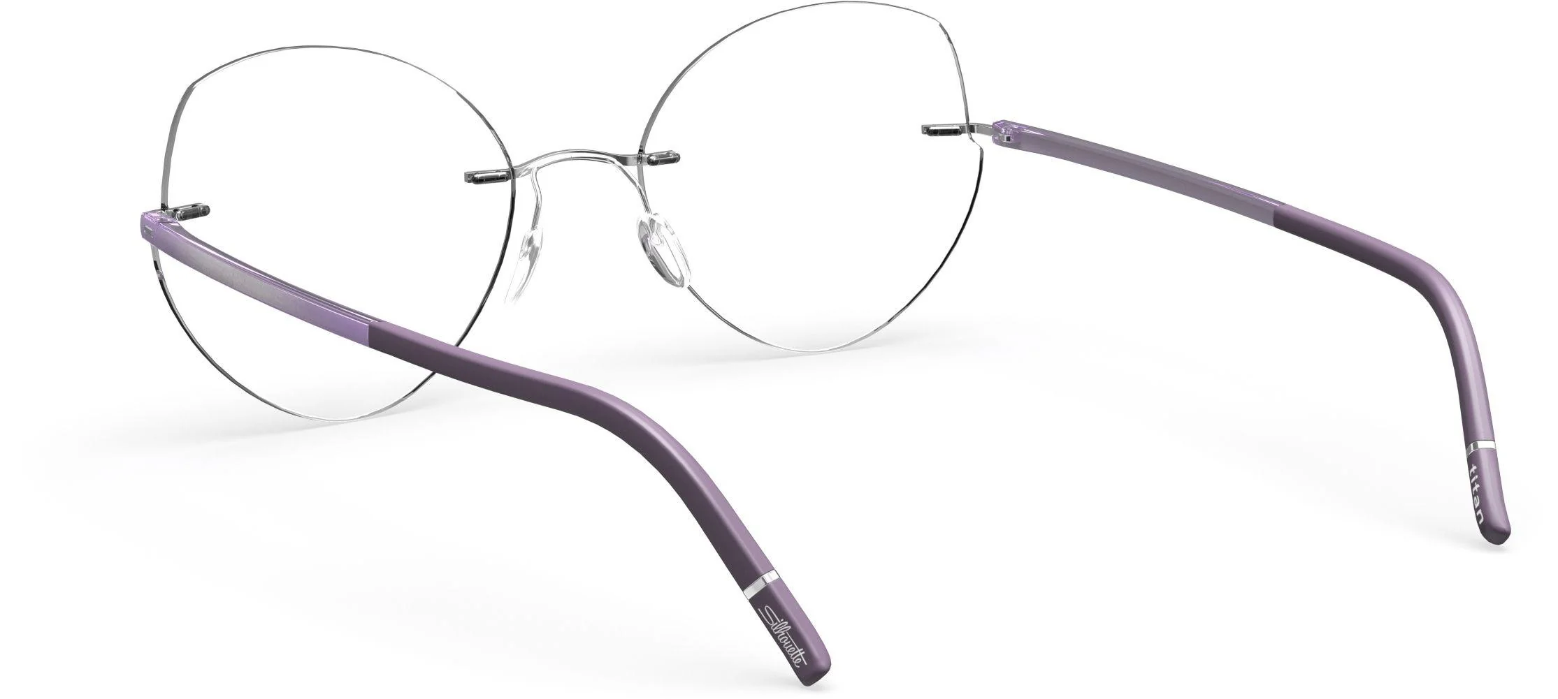 Silhouette The Wave Color Groove Demo Rimless 5567 Eyeglasses - Image 33