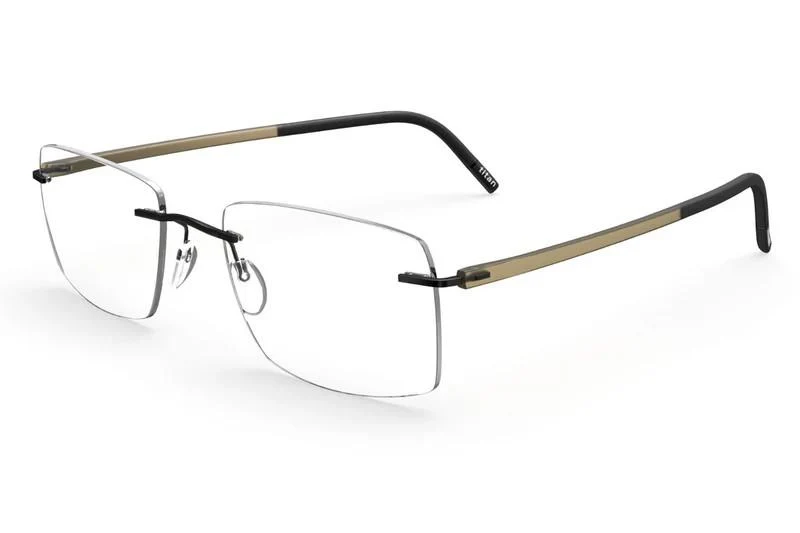 Silhouette The Wave Color Groove Demo Rimless 5567 Eyeglasses - Image 35