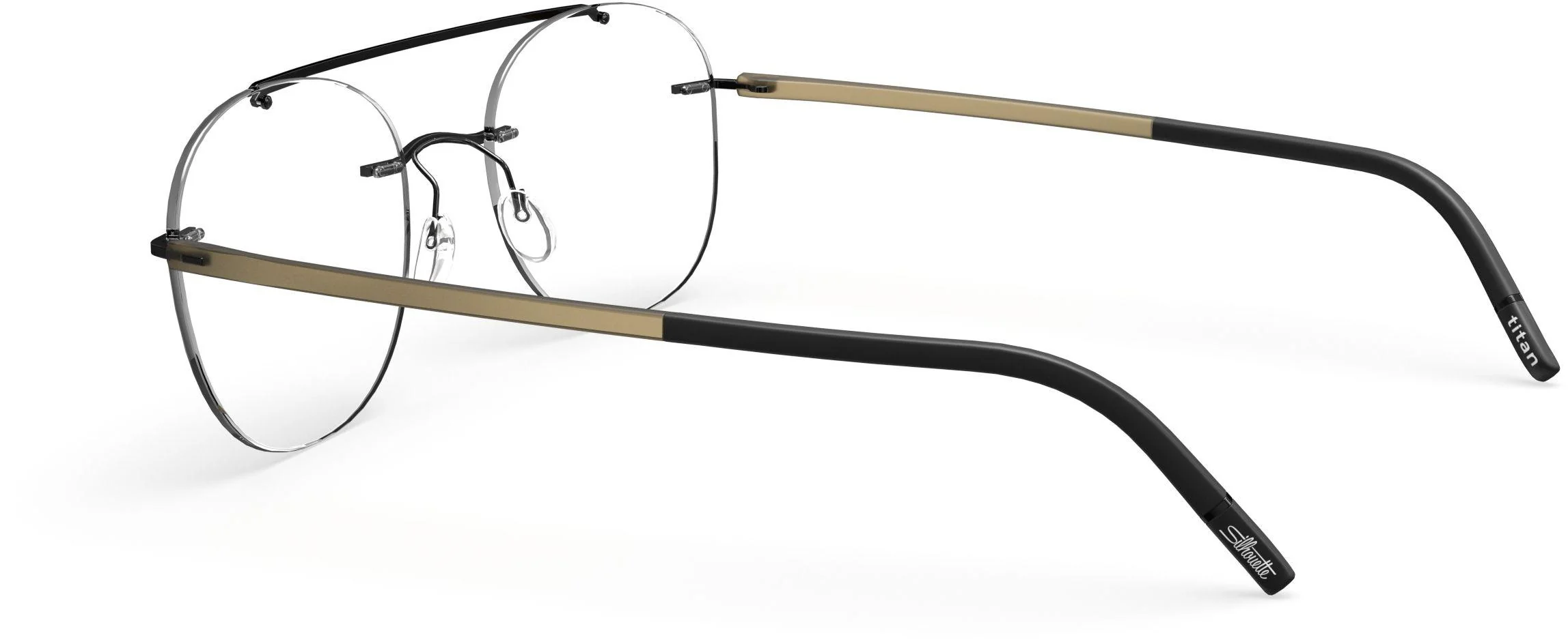 Silhouette The Wave Color Groove Demo Rimless 5567 Eyeglasses - Image 40