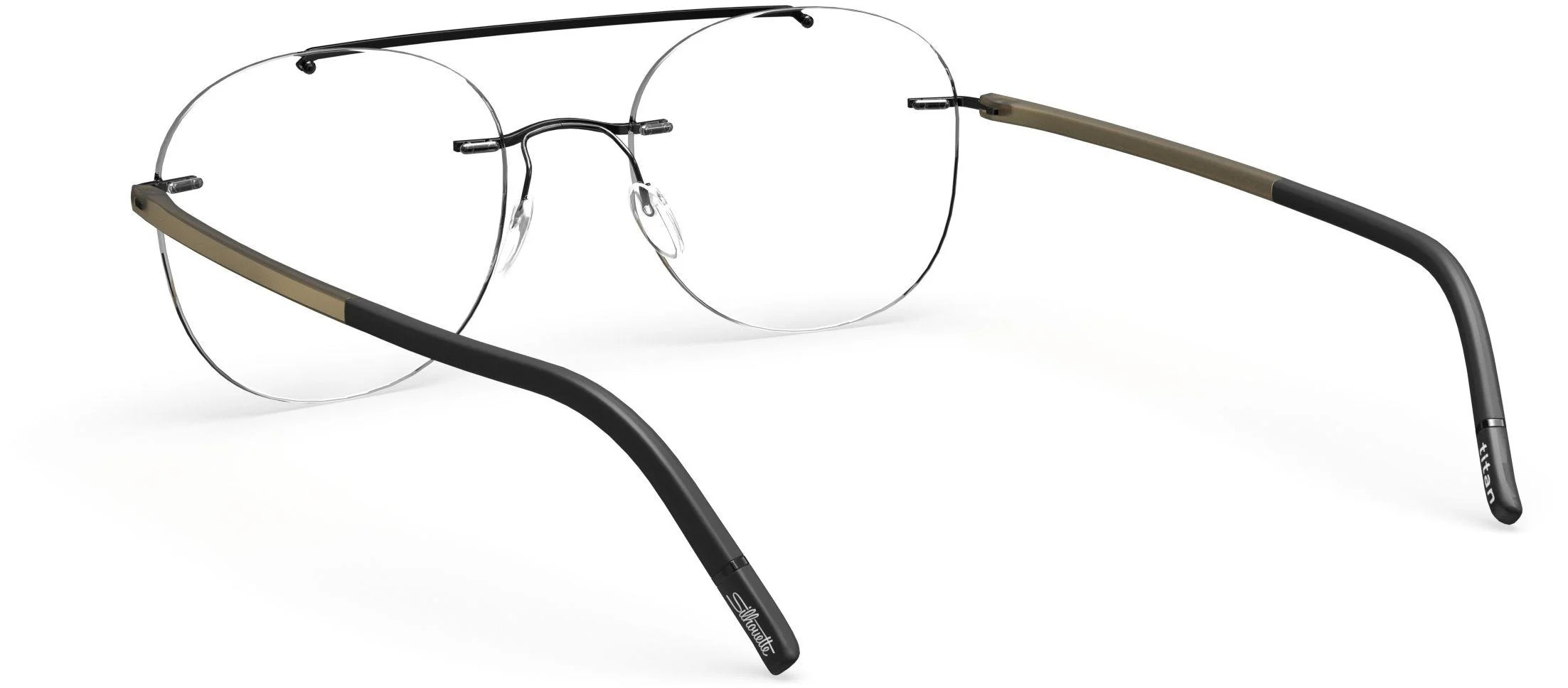 Silhouette The Wave Color Groove Demo Rimless 5567 Eyeglasses - Image 41