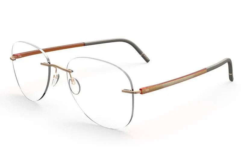 Silhouette The Wave Color Groove Demo Rimless 5567 Eyeglasses - Image 5
