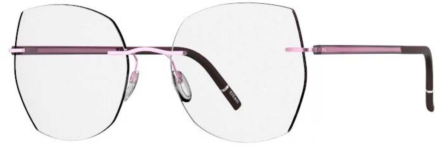 Silhouette The Wave Color Groove Demo Rimless 5567 Eyeglasses - Image 53
